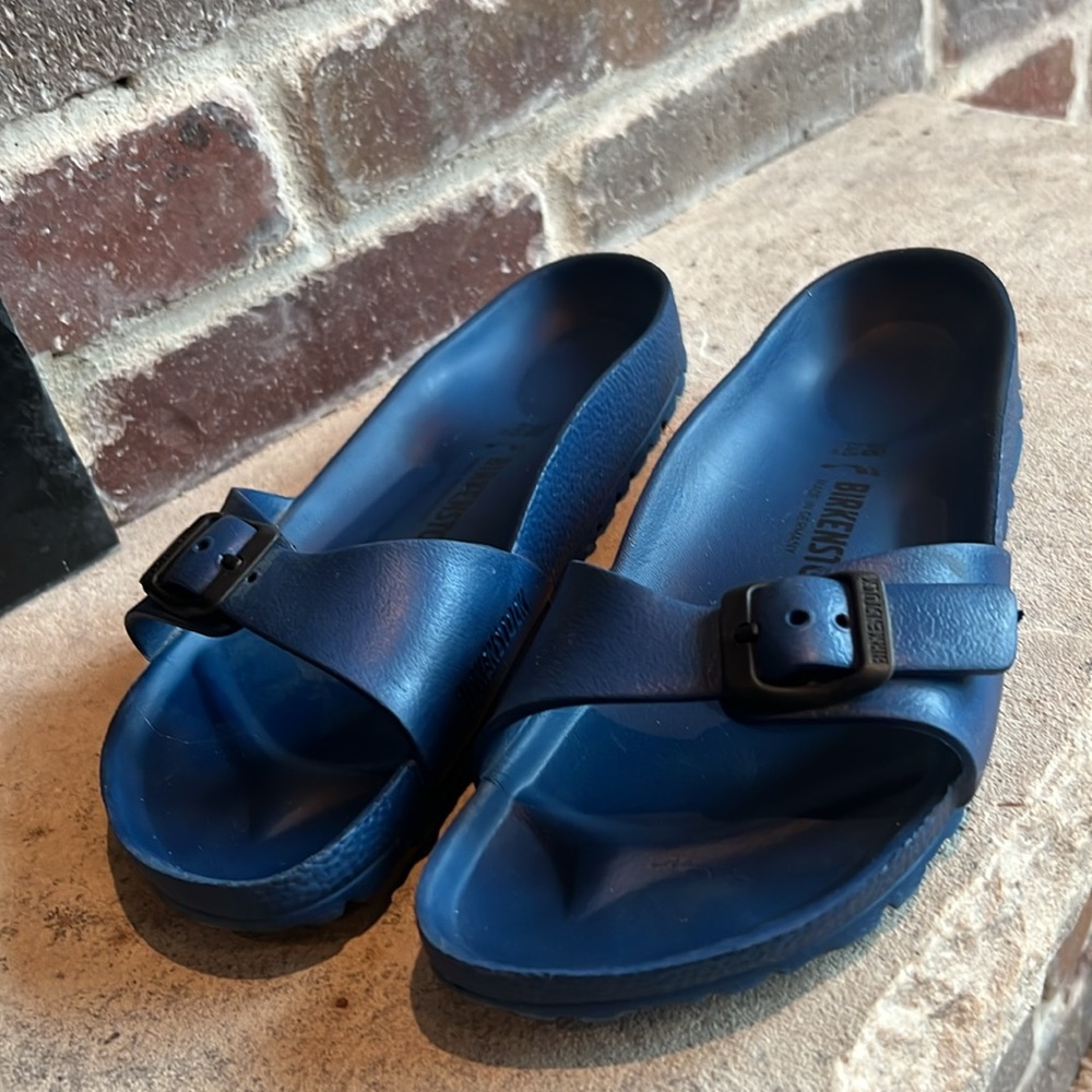 Like New Birkenstock Plastic Madrid Sandals - Picture 2 of 5